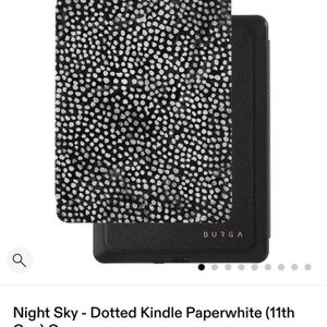 BURGA Black and White Kindle Paperwhite Case